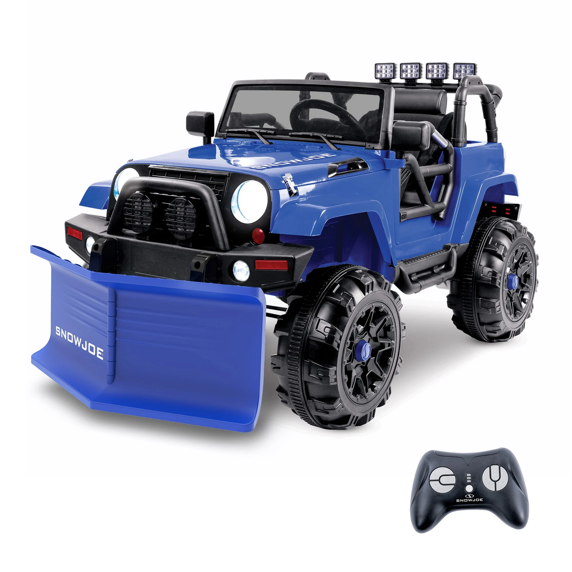 Snow Joe 24V Ride On Car Toy with Snow Plow Scoop and Parental Remote, 24V-SUV1