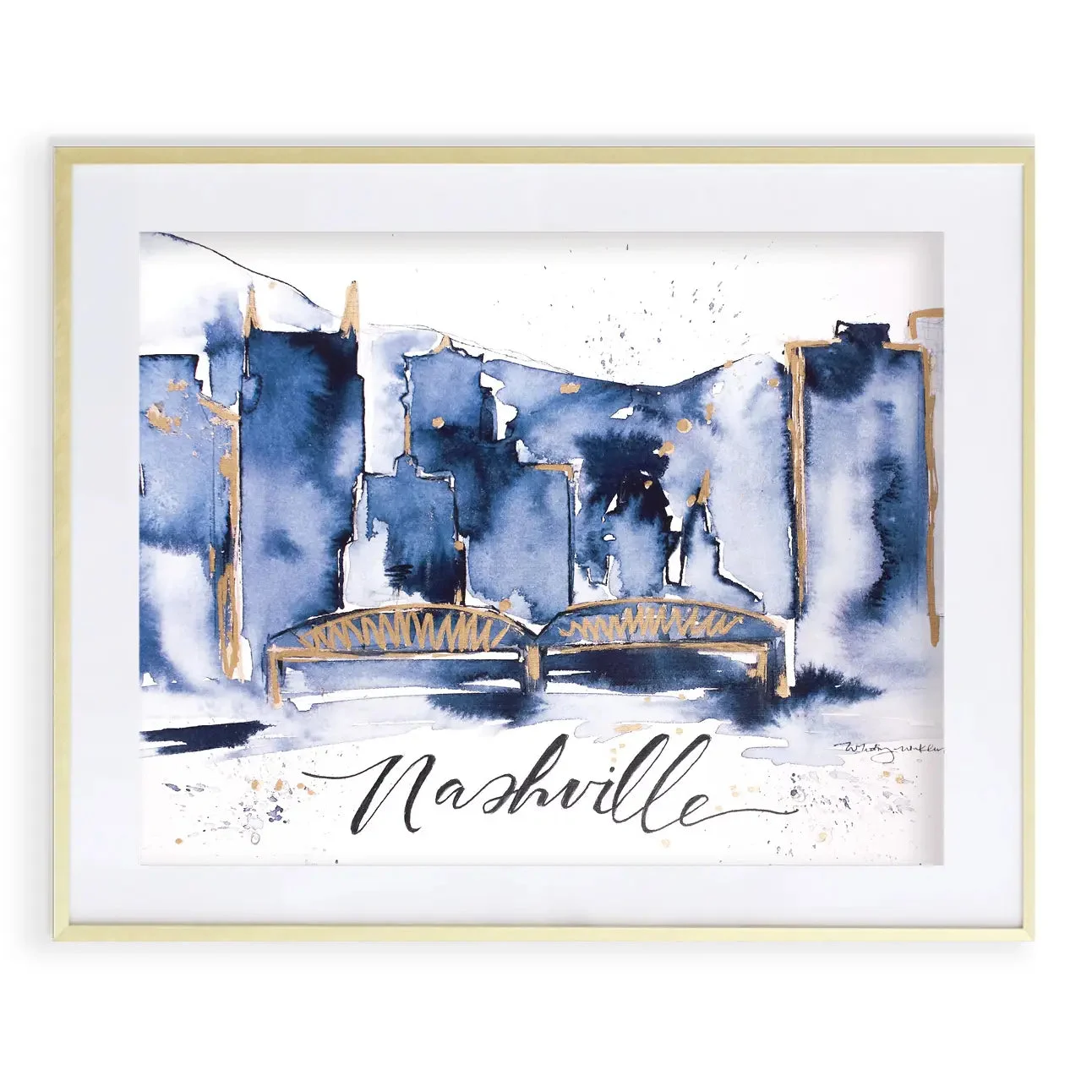 Nashville Skyline Print