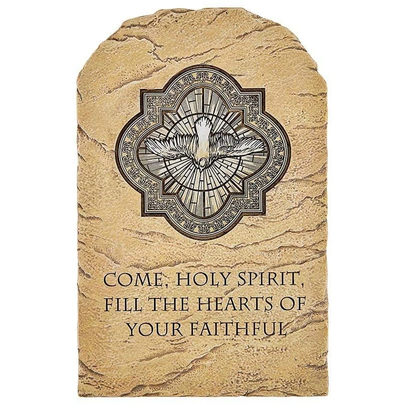 Confirmation Arched Tile Plaque With Wire Stand