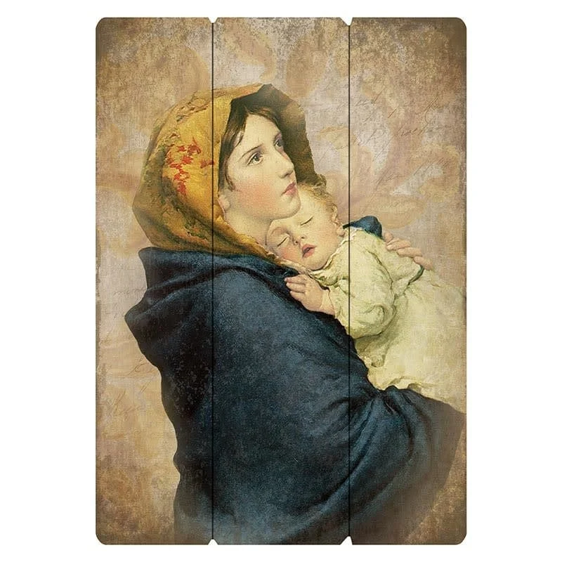 Ferruzzi Madonna of The Saintreets Large Pallet Sign