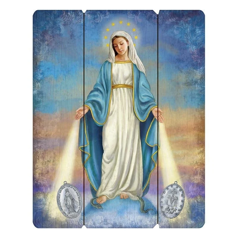Our Lady of The Miraculous Medal Pallet Sign