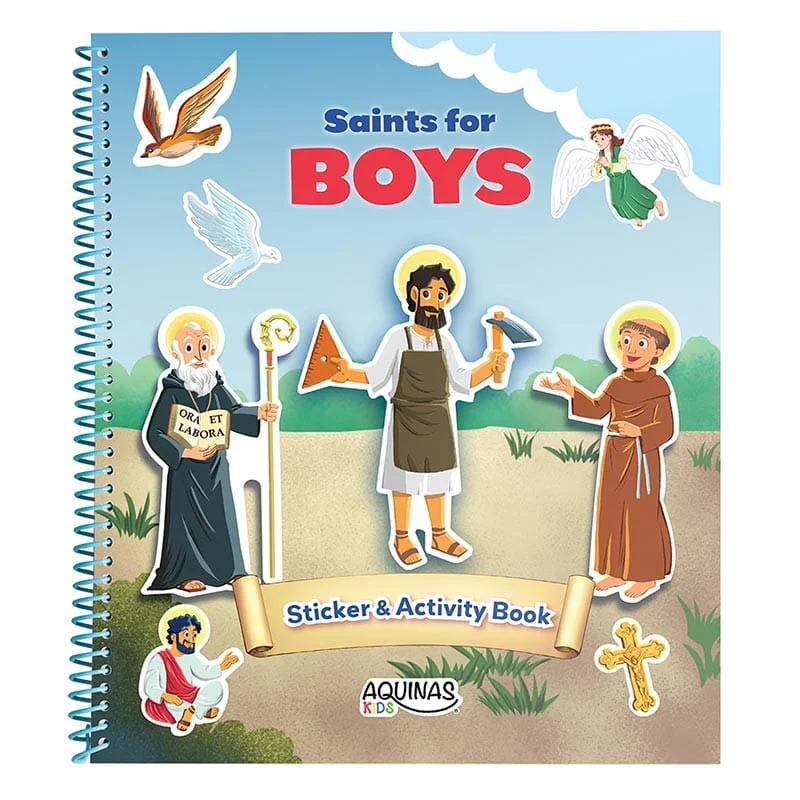 Saints for Boys Sticker Activity Book