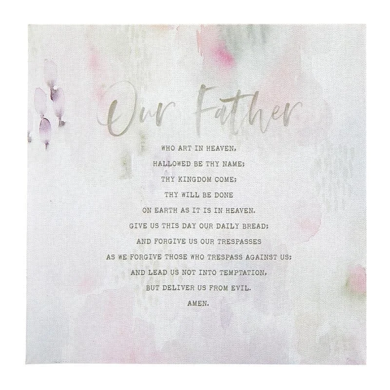 The Lord's Prayer Canvas Box