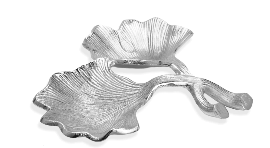 Silver 2 Branch Candy Dish