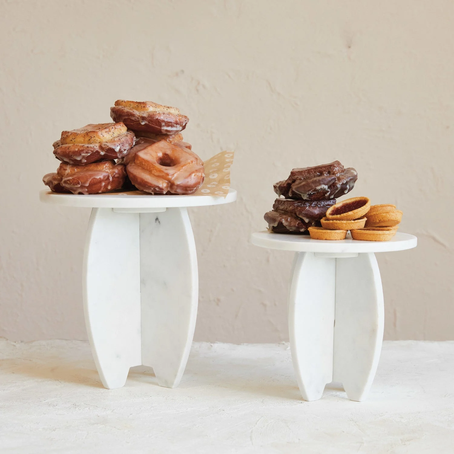 Marble Pedestal w. Interlocking Base