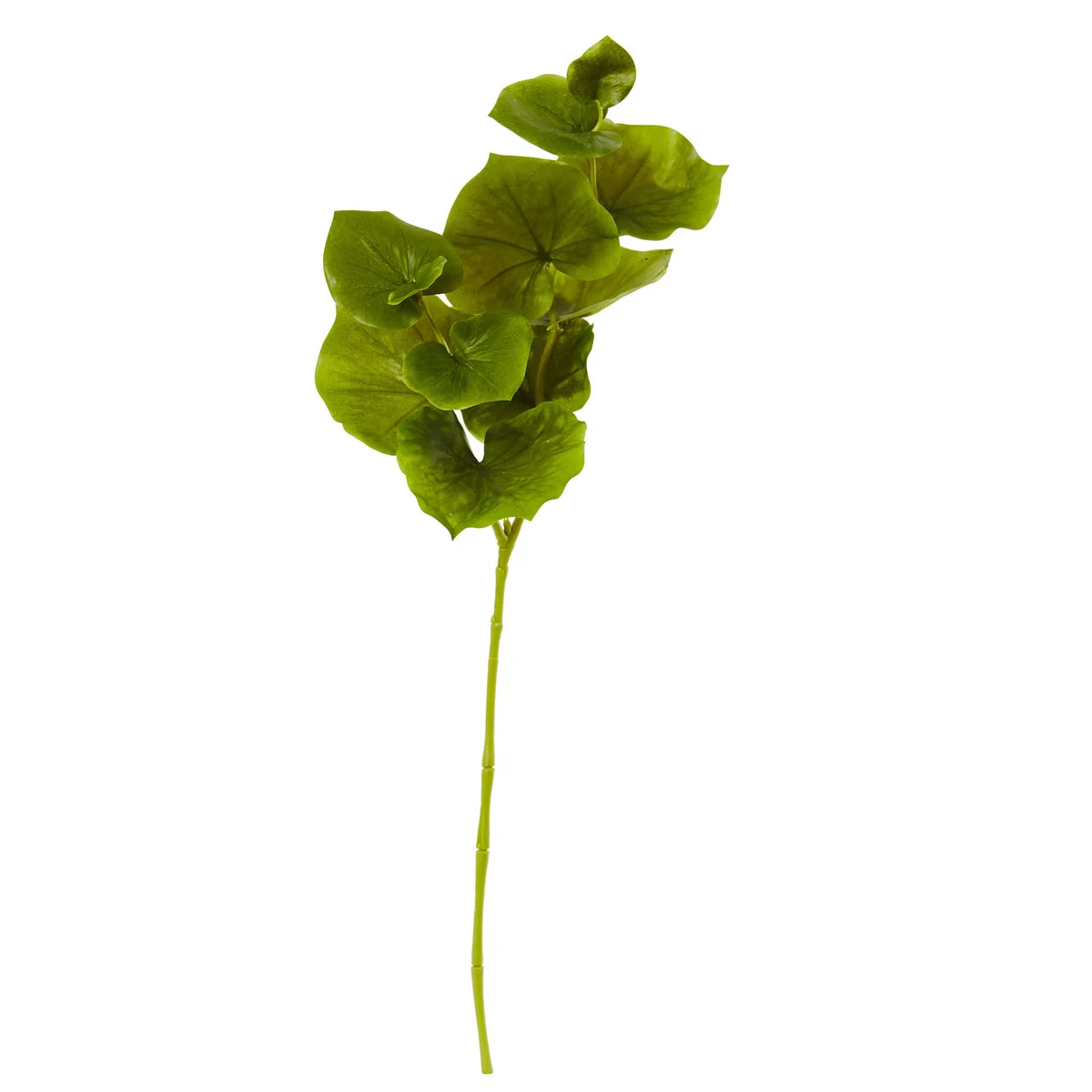 Nearly Natural 2219-S12 29" Artificial Green Lotus Leaf, Set of 12