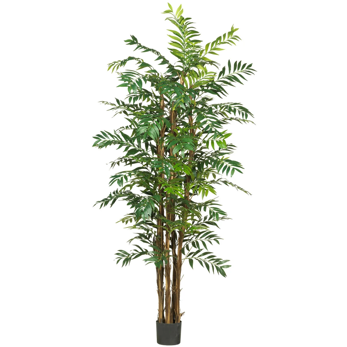 Nearly Natural 7` Bamboo Palm Silk Tree