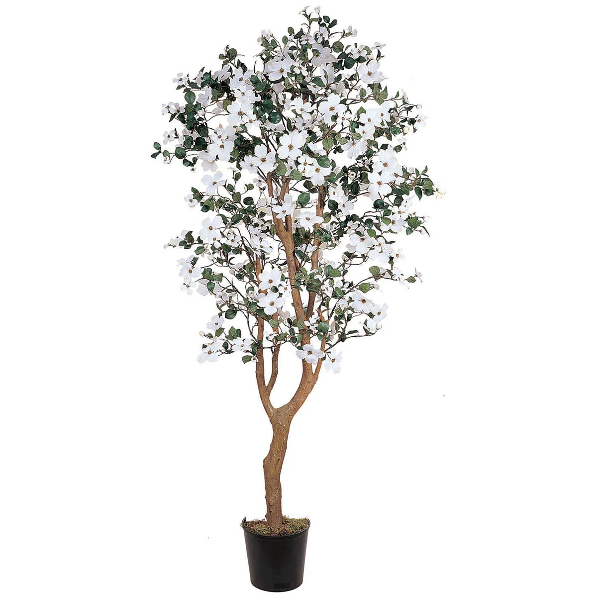 Nearly Natural 5` Dogwood Silk Tree