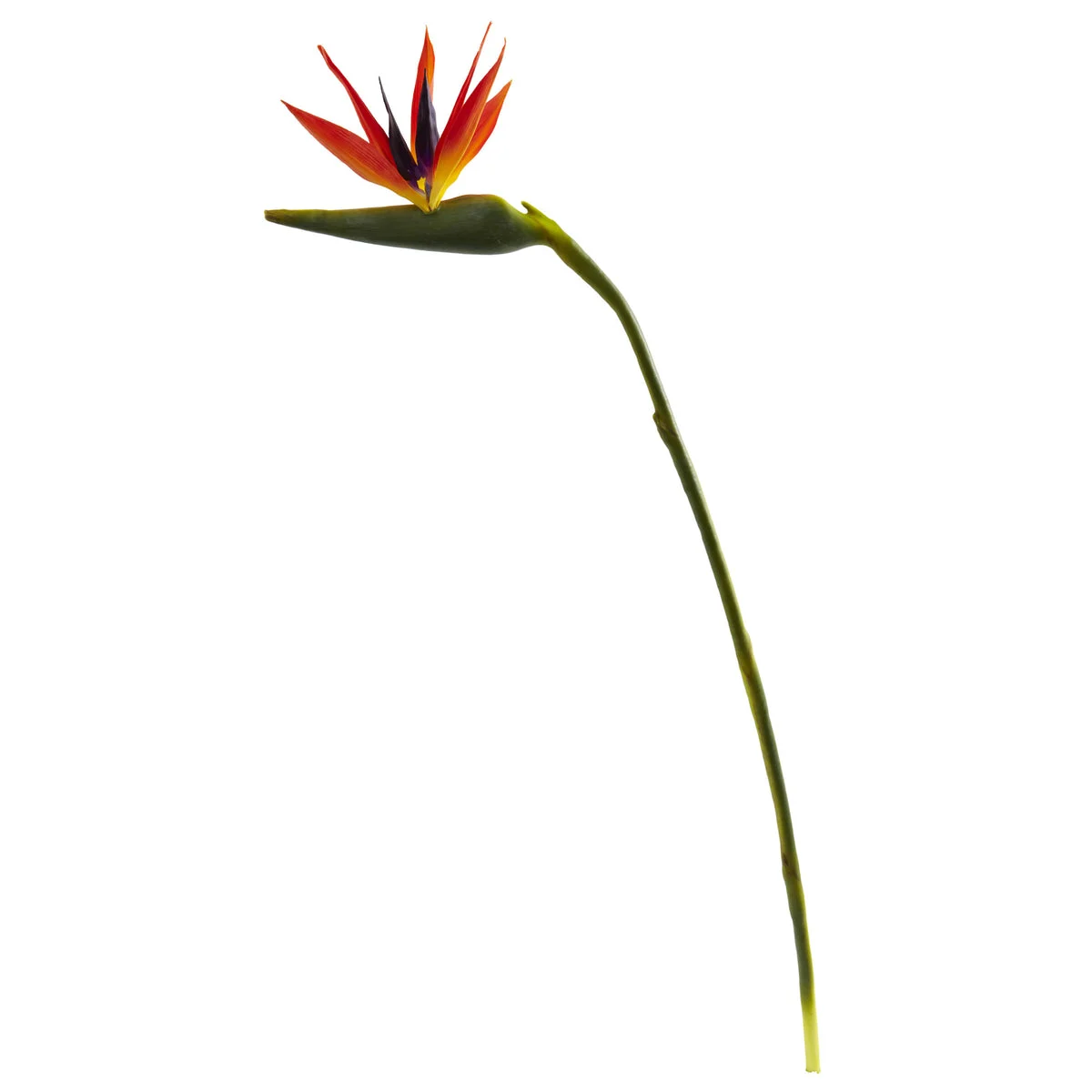 Nearly Natural 2206-S4 38" Artificial Green Large Bird of Paradise Flower, Set of 4