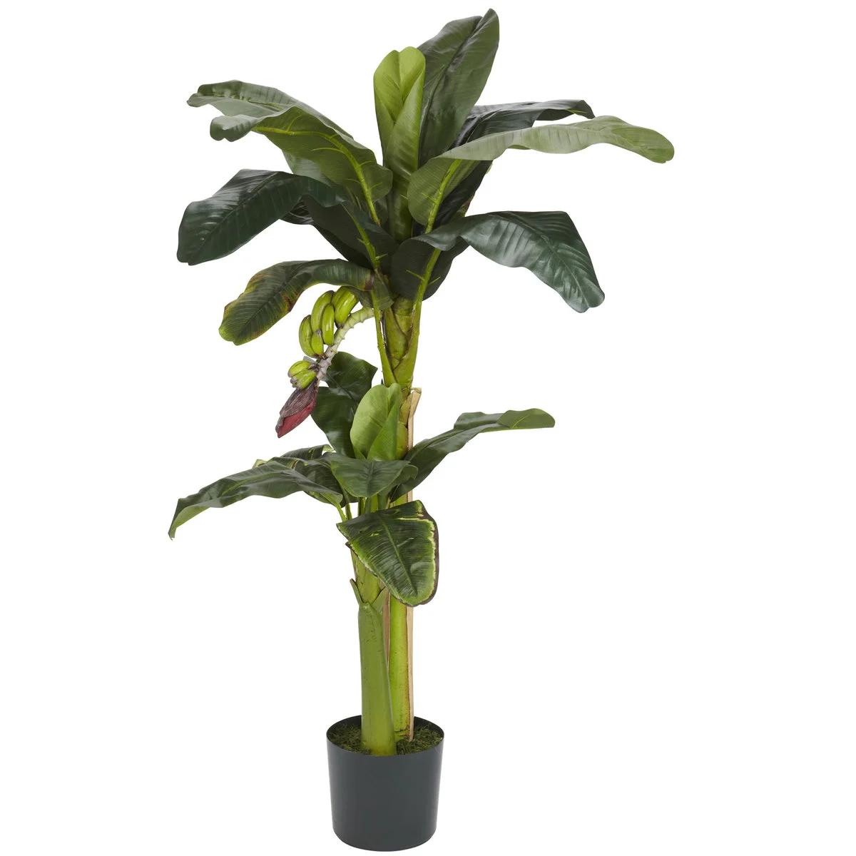 Nearly Natural 5`+3` Banana Silk Tree w/Bananas