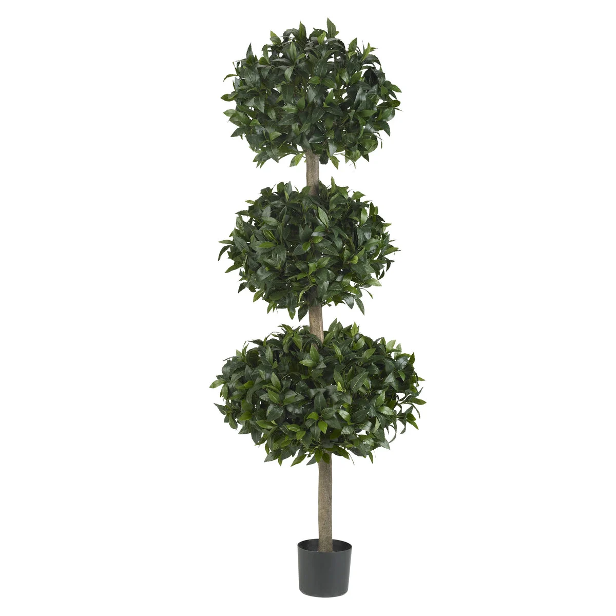 Nearly Natural 69`` Sweet Bay Triple Ball Tree