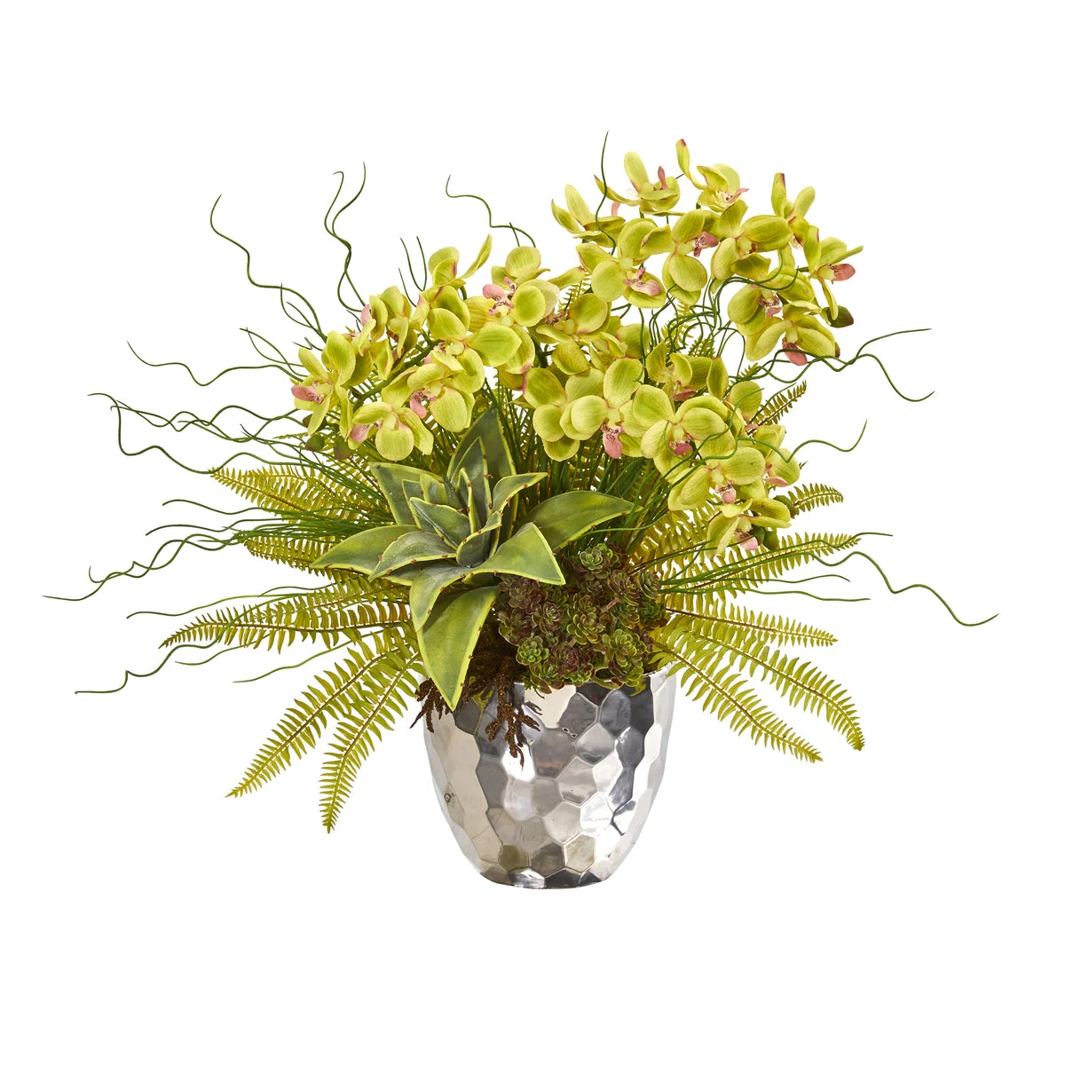 Nearly Natural 25`` Phalaenopsis Orchid