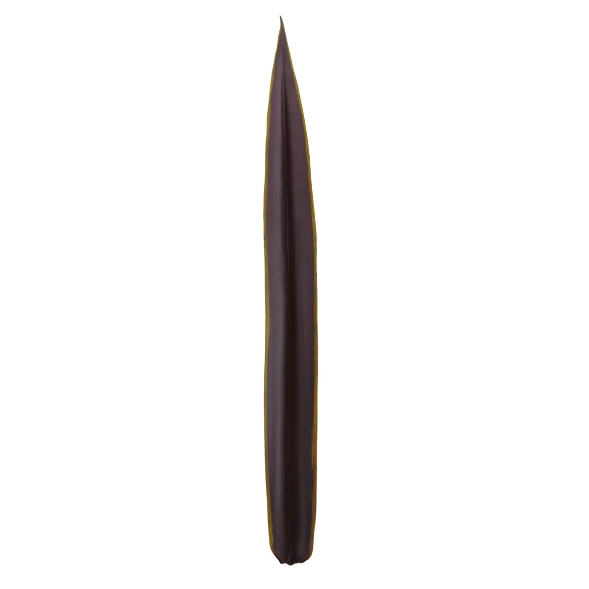Nearly Natural 2208-S16 23" Artificial Brown Flax Leaf, Set of 16