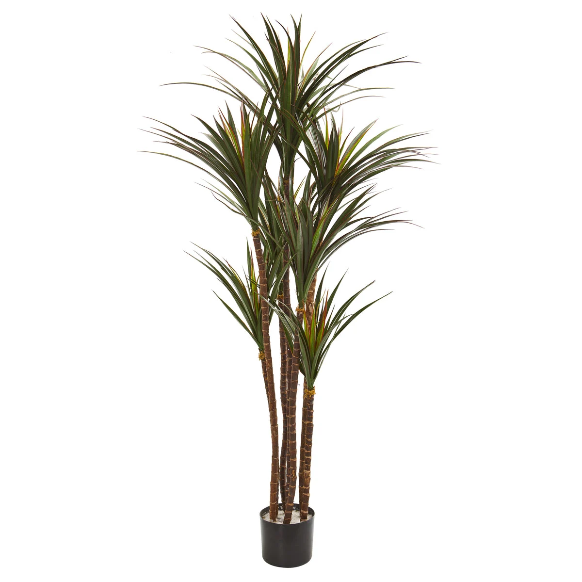 Nearly Natural 9152 5.5' Artificial Green Giant Yucca Tree, UV Resistant