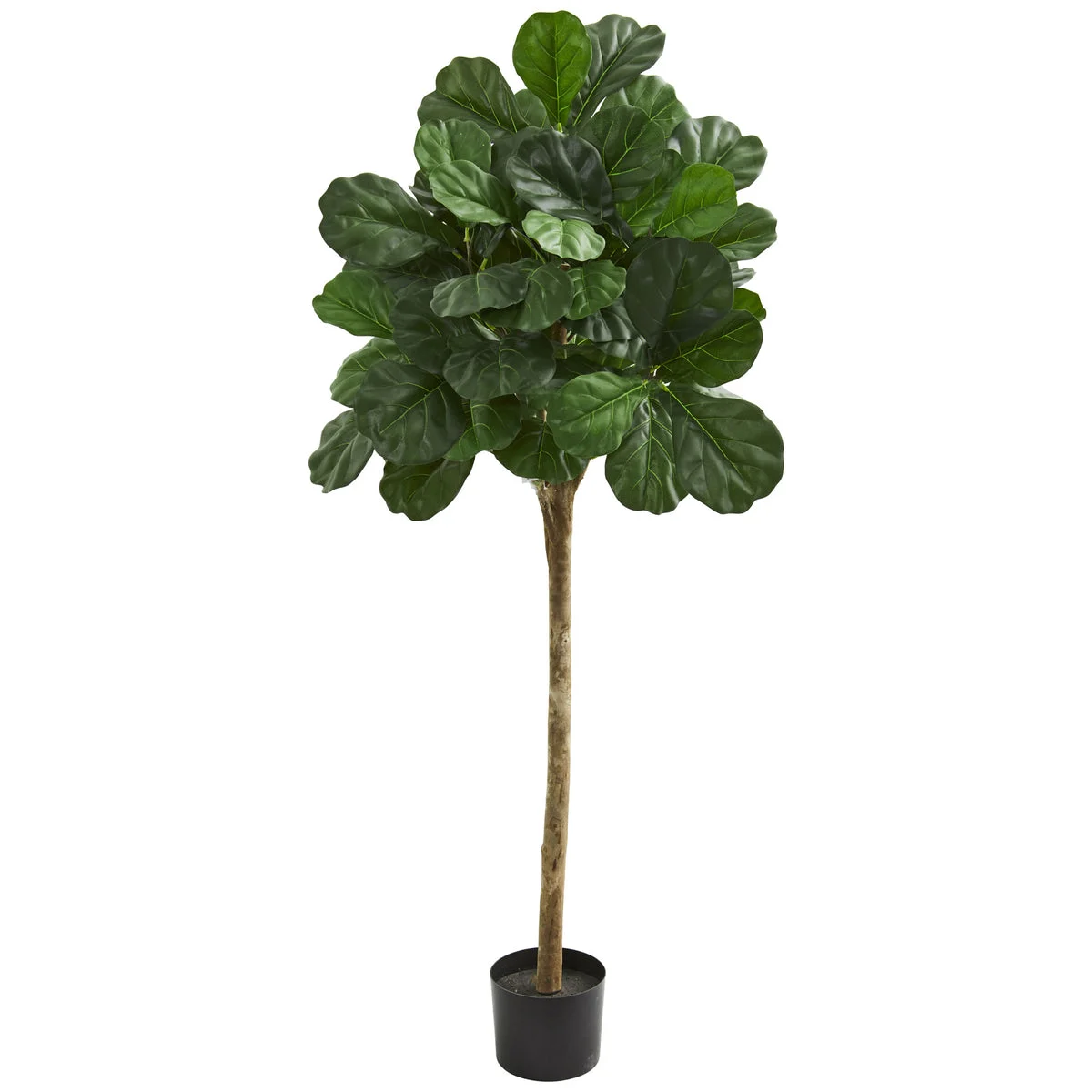 Nearly Natural 9110 5' Artificial Green Fiddle Leaf Fig Tree