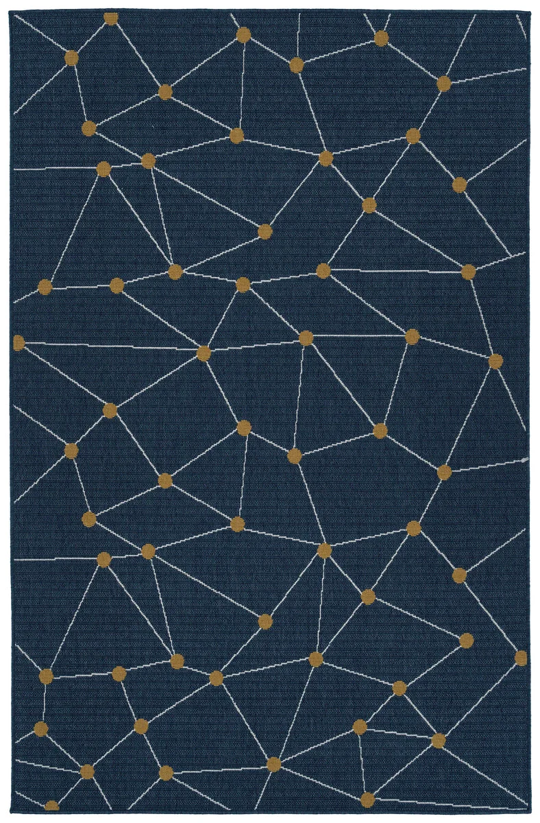 Kaleen Rugs Puerto Collection PRT06-22 Navy Area Rug