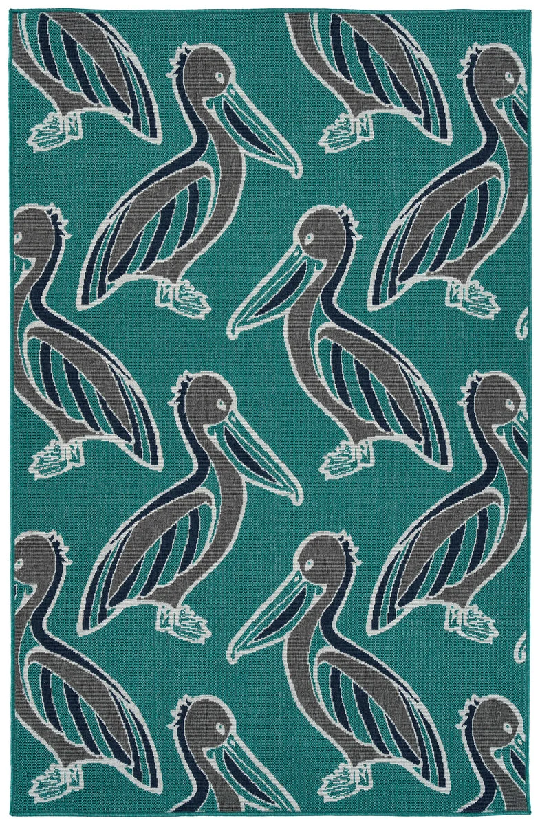 Kaleen Rugs Puerto Collection PRT08-79 Light blue Area Rug