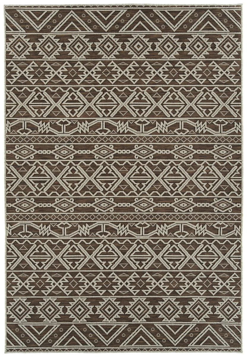 Kaleen Rugs Cove Collection COV09-40 Chocolate Area Rug