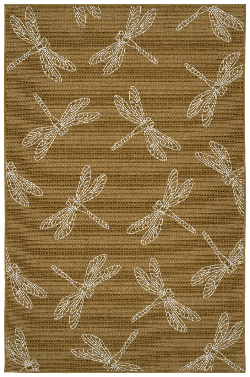 Kaleen Rugs Puerto Collection PRT18-28 Yellow Area Rug