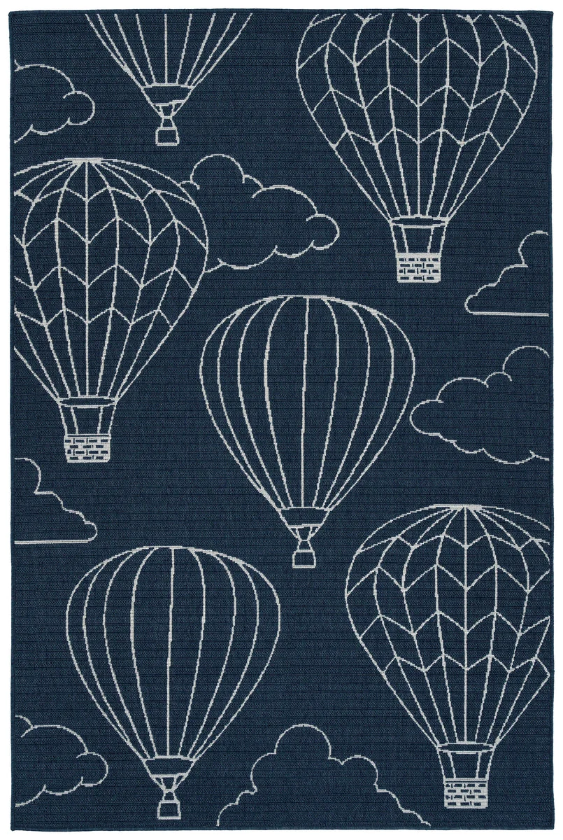 Kaleen Rugs Puerto Collection PRT17-22 Navy Area Rug