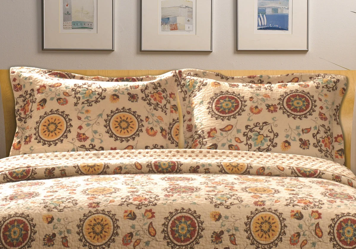 Greenland Home Andorra Multi Standard Sham, 20x26 Inches