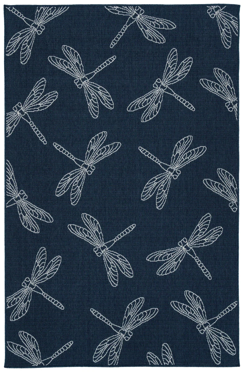 Kaleen Rugs Puerto Collection PRT18-22 Navy Area Rug