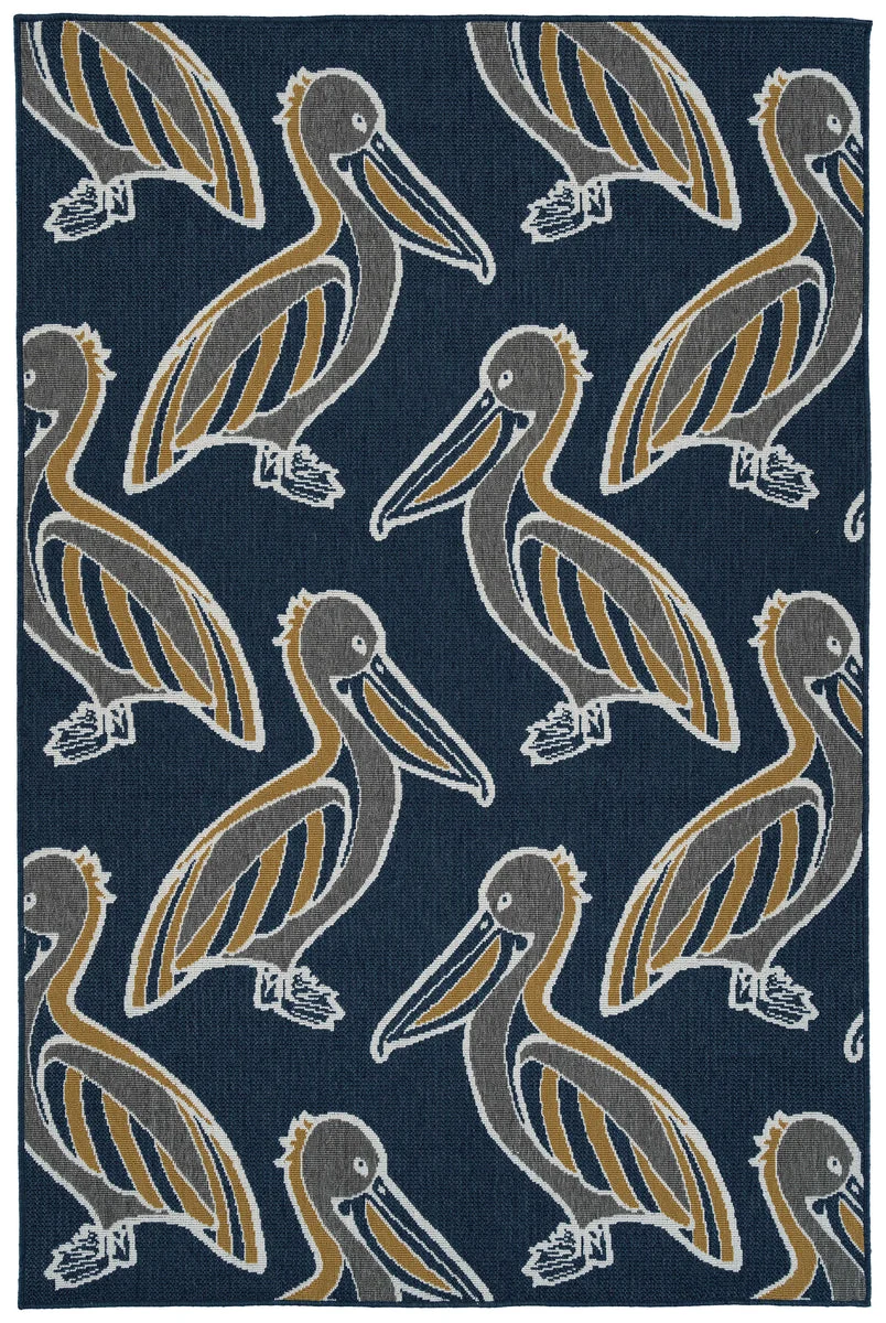 Kaleen Rugs Puerto Collection PRT08-22 Navy Area Rug