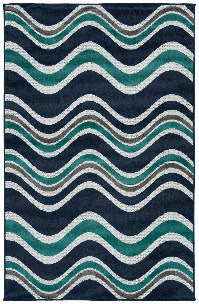 Kaleen Rugs Puerto Collection PRT05-22 Navy Area Rug