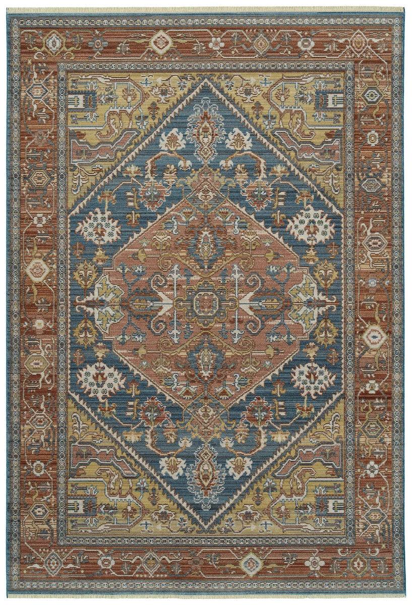Kaleen Rugs Rila Collection ILA10-17 Blue Area Rug