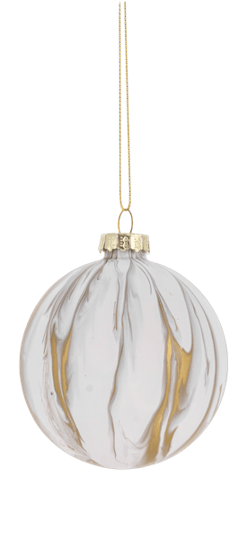 Marbleized Holiday Shape Ornaments