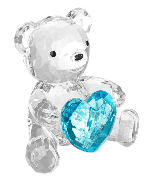 Blue Heart Bear