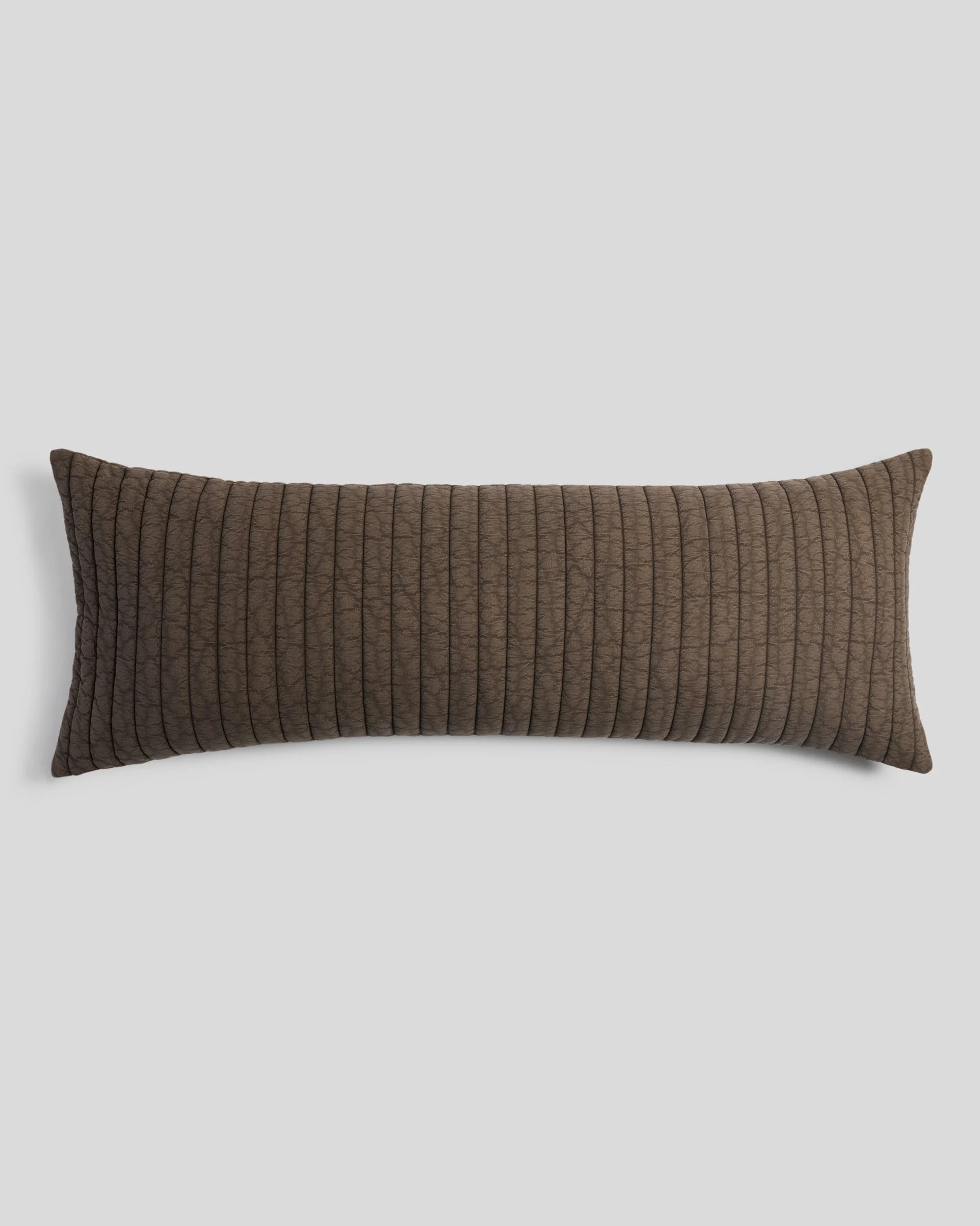 Garment Dyed Channel Body Pillow Cover
