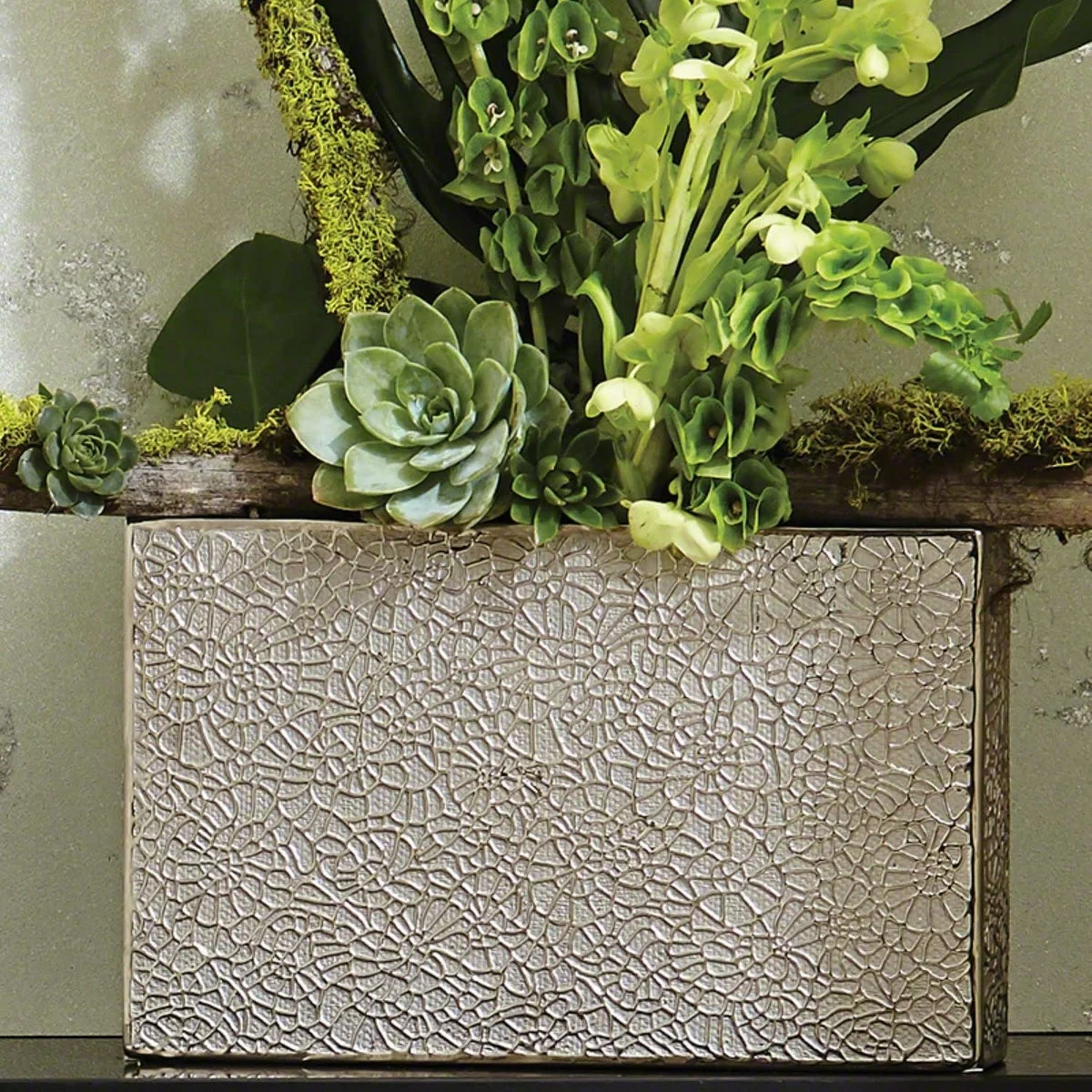 Organic Lace Vase Silver - Small
