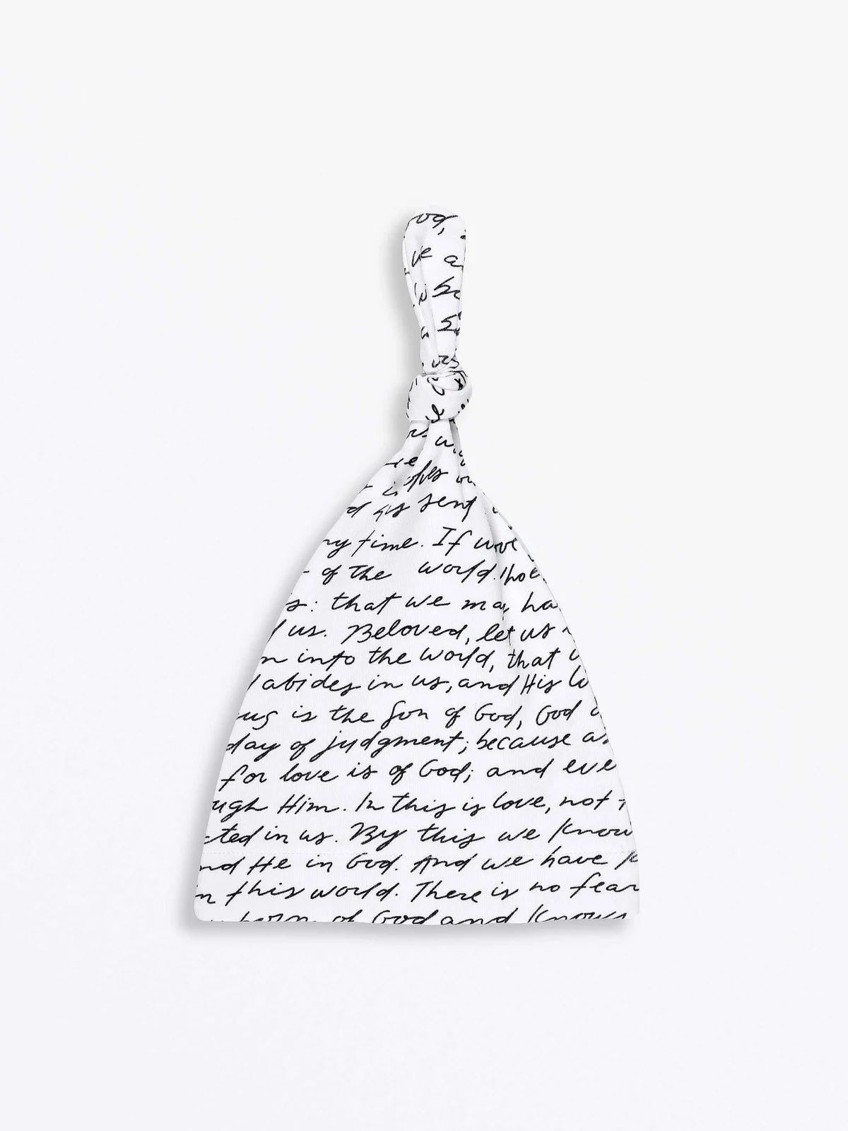 Love One Another Knotted Hat Cotton