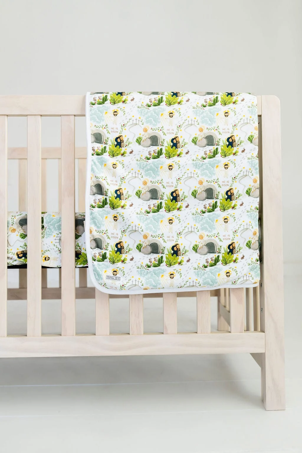 He Is Risen Blanket Cotton