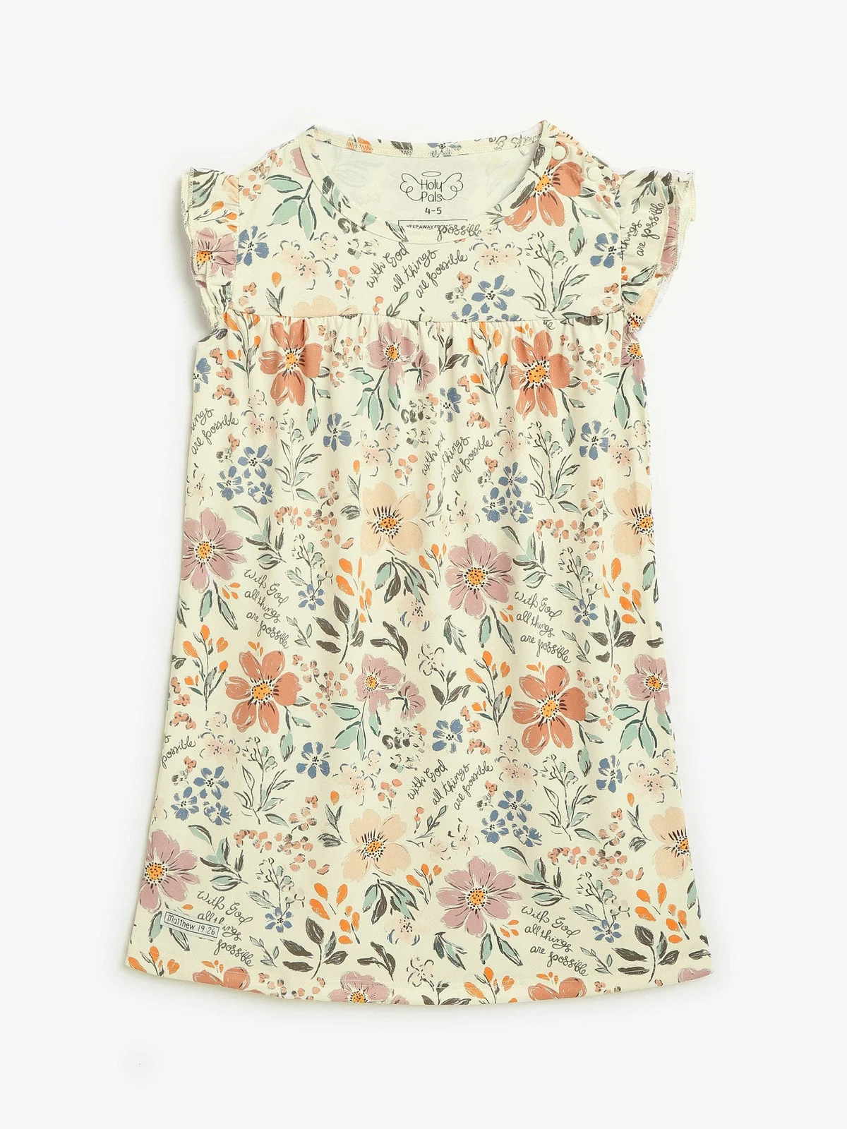 All Things Are Possible PJ Girls Nightgown Polyester