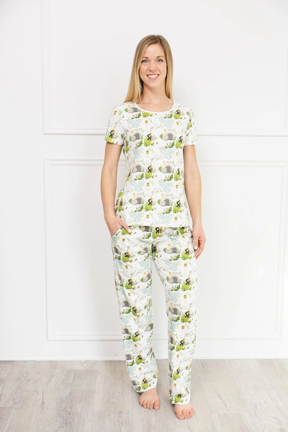 He Is Risen Women's PJ Relaxed Set Cotton