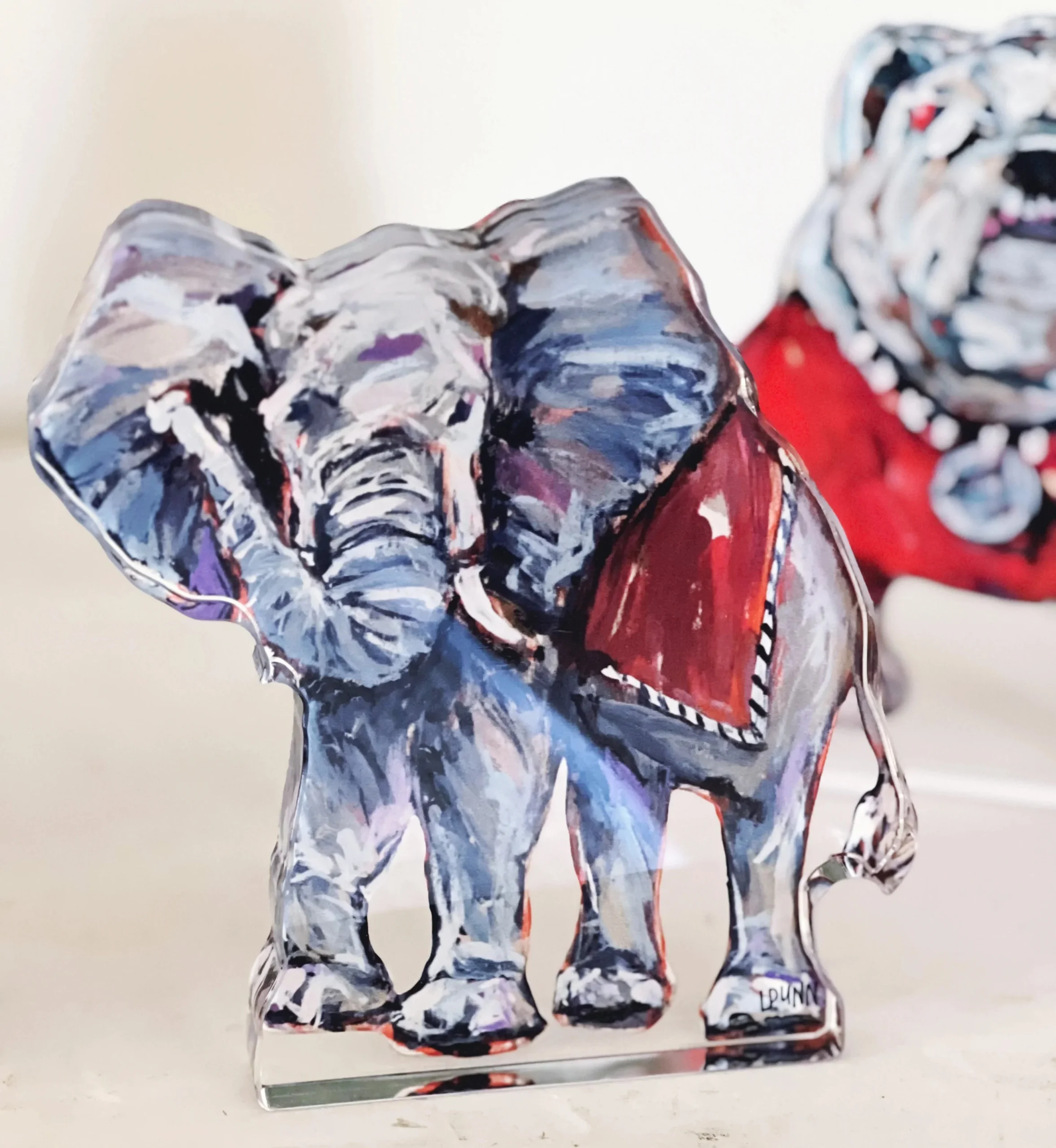 Lauren Dunn Alabama Acrylic Elephant
