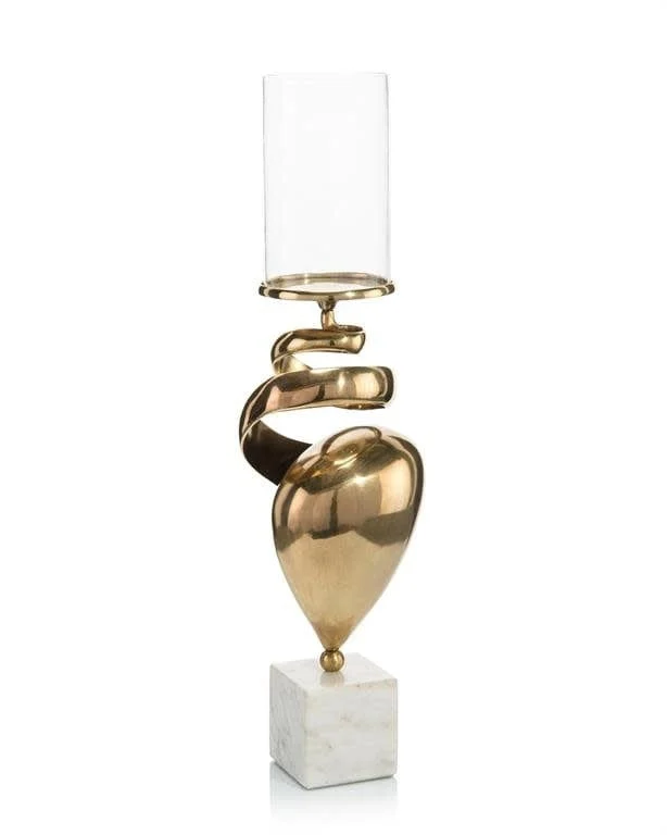 John-Richard Twist Pillar Candle Holder
