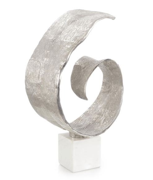 John-Richard Spiral Sculpture on Marble