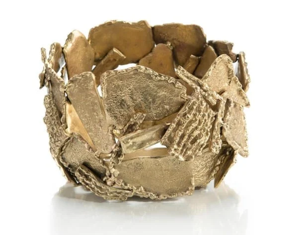 John-Richard Texture And Shape Brass Petite Bowl