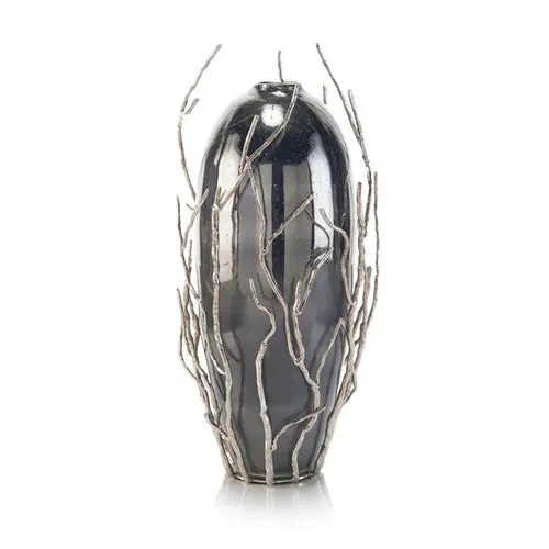 John-Richard Sapling-Encased Smoky Glass Jar