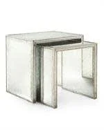 John-Richard Eglomise Nesting Side Tables