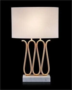 John-Richard Ribbon of Gold Table Lamp
