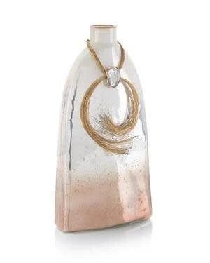John-Richard Iceland Vase with Brass Wreath