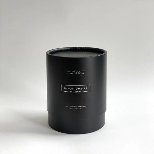 Bergamot & Lemongrass Black Tumbler