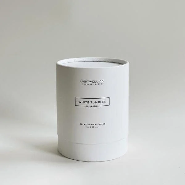 Cedar & Sandalwood White Tumbler