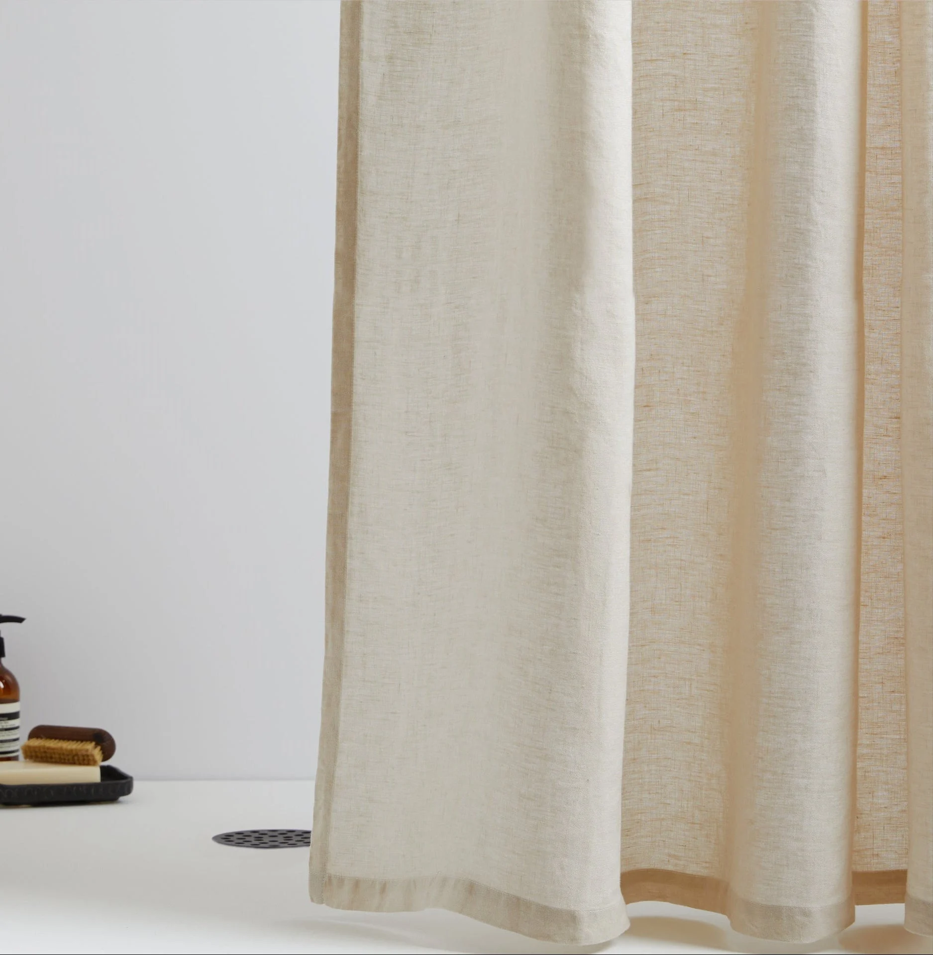 Linen Shower Curtain
