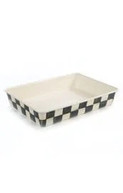 MacKenzie-Childs Courtly Check Enamel Baking Pan - 9" x 13"