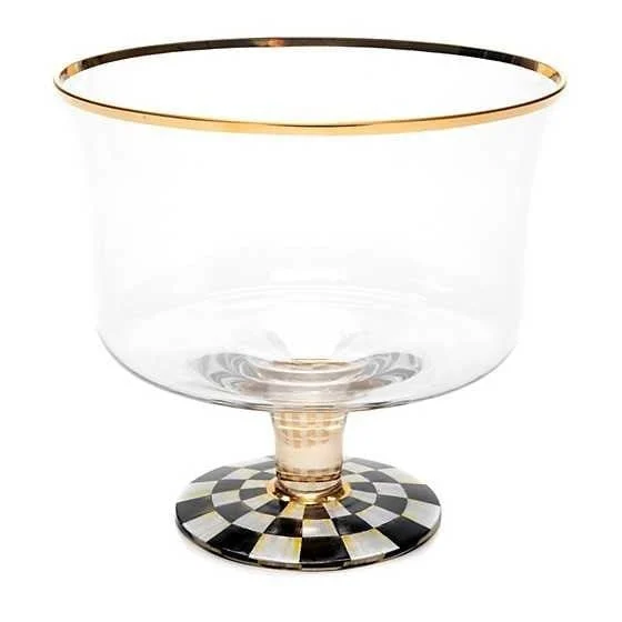 MacKenzie-Childs Courtly Check Trifle Bowl